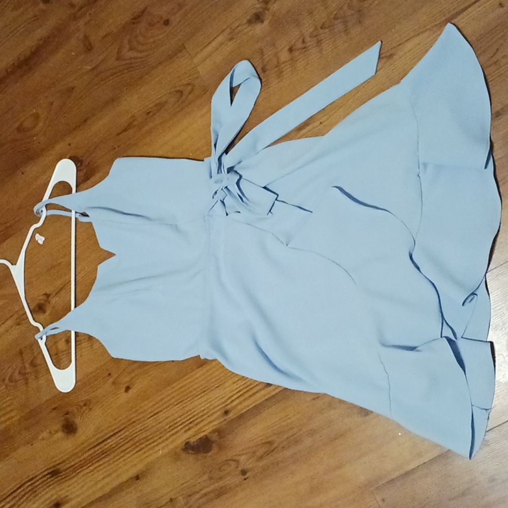Blue dress